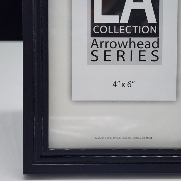 LA Collection Arrowhead Series Black Photo Frame 4" X 6" Modern Design - Picture 6 of 12